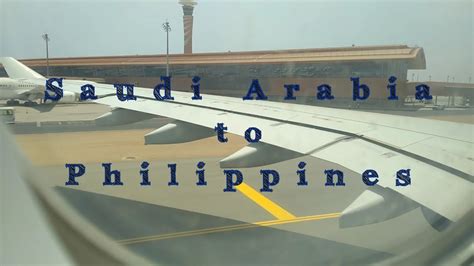 saudi to philippines flight.